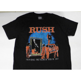 Rush - Moving Pictures 1981 Tour Official Fitted Jersey T Shirt ( Men M ) ***READY TO SHIP from Hong Kong***